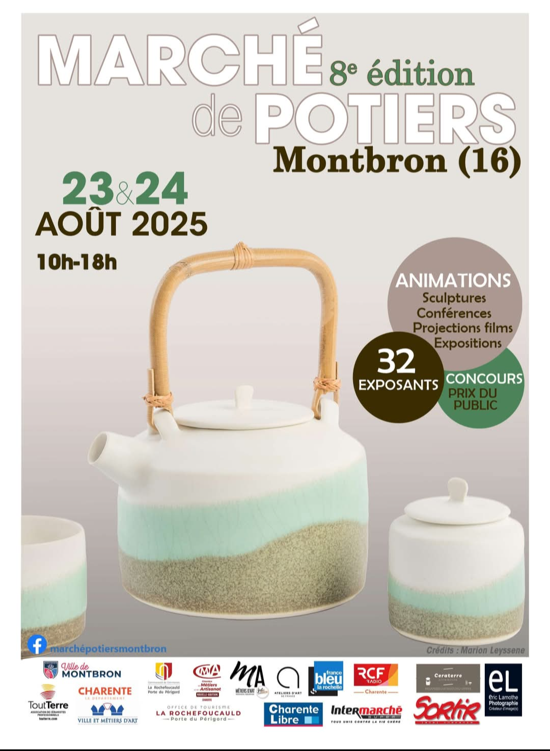 Marché de Potiers de Montbron – 23 & 24 août 2025
