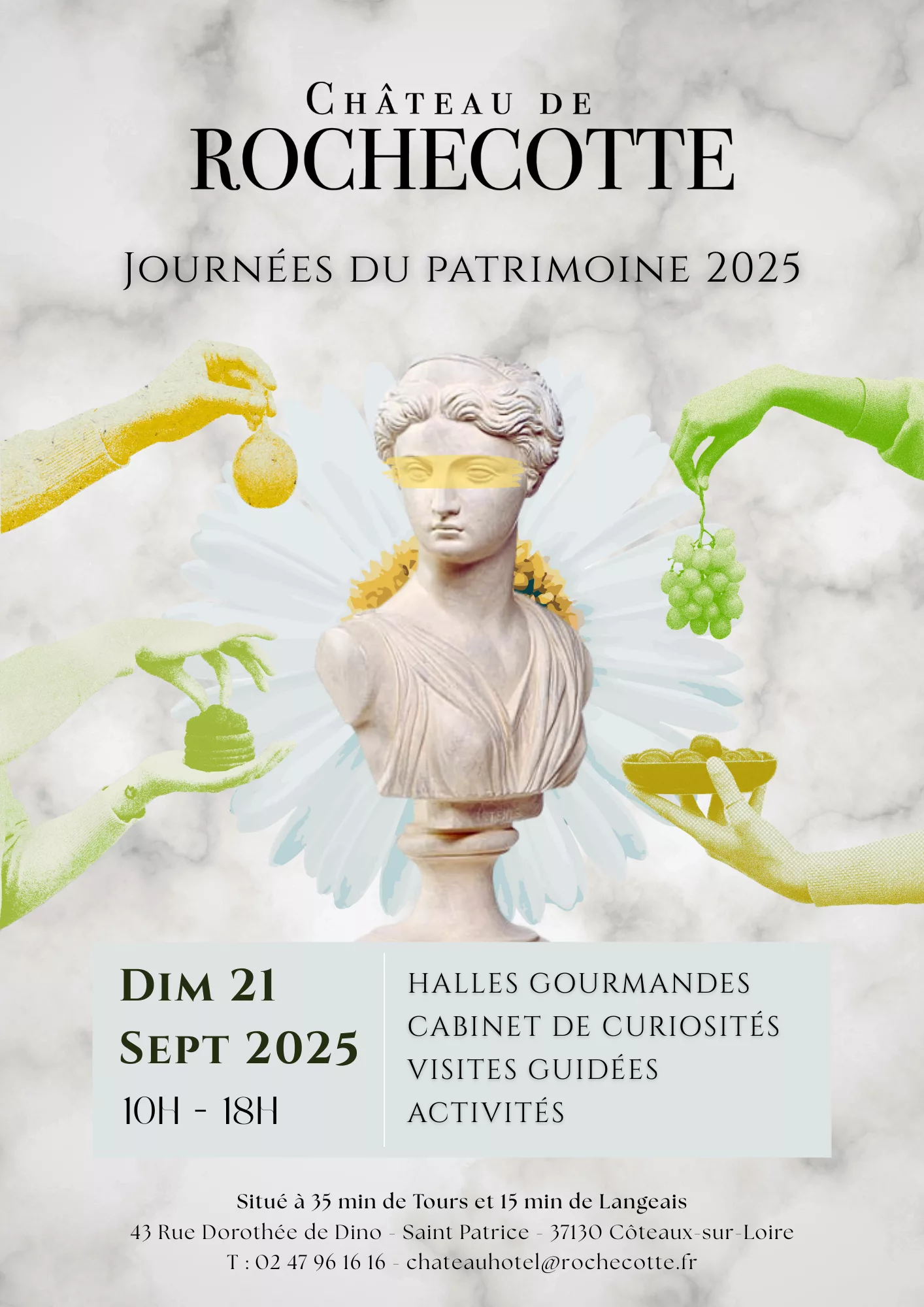 Journées du Patrimoine 2025 au Château de Rochecotte à Côteaux-sur-Loire